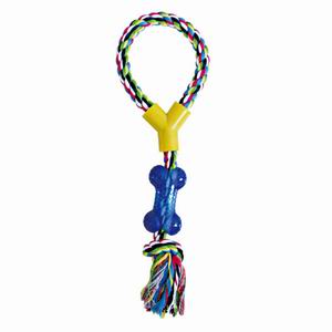 Excellent value, strong tug toy. Ideal for you and your four-legged friend to play a rewarding game of tug (also great for two dogs to play together). 
