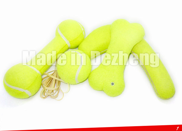 tennis ball bone dog toy